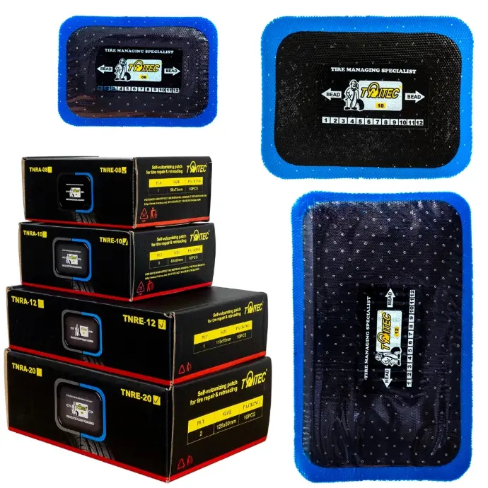 Miếng vá lốp mành thẳng tiêu chuẩn châu âu, 125x80 mm