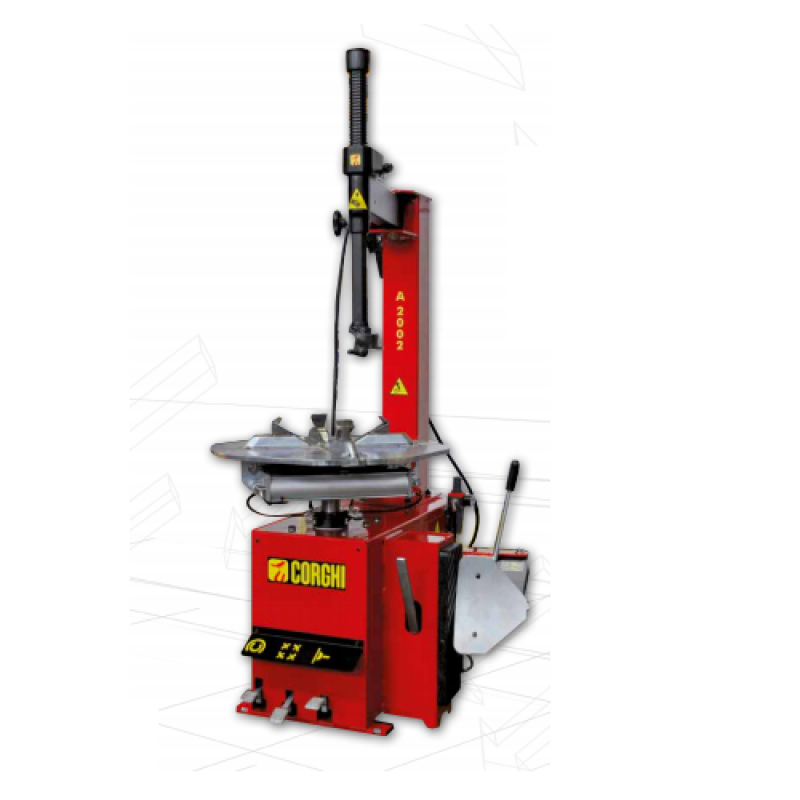 Máy ra vào lốp xe con (1 pha, màu đỏ RAL 3002).