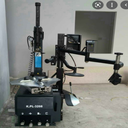 Máy ra vào lốp xe con với tay hỗ trợ (màu ghi RAL7016)