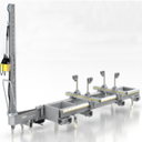 Bệ kéo nắn lắp nổi cho xe con, Tháp kéo 10 Tấn.